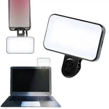 LED Selfie Light with Color Modes Clip Phone Light for Video Conferencing Photography Color Options for Lighting
