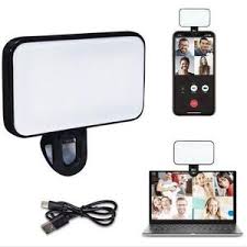 LED Selfie Light with Color Modes Clip Phone Light for Video Conferencing Photography Color Options for Lighting