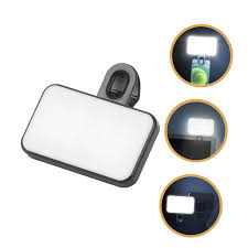 LED Selfie Light with Color Modes Clip Phone Light for Video Conferencing Photography Color Options for Lighting