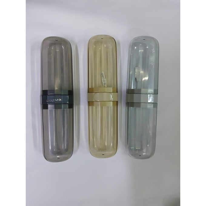 Toothbrush Case for Travel & Home – Antibacterial Toothbrush Holder for Adults & Kids | Portable Toothbrush Cover Box for Germ Protection – Compact, Reusable Storage