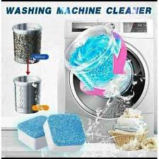 12pcs Set Washing Machine Cleaning Tablets Drum Deep Cleaner Appliance Effervescent Detergent