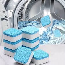 12pcs Set Washing Machine Cleaning Tablets Drum Deep Cleaner Appliance Effervescent Detergent