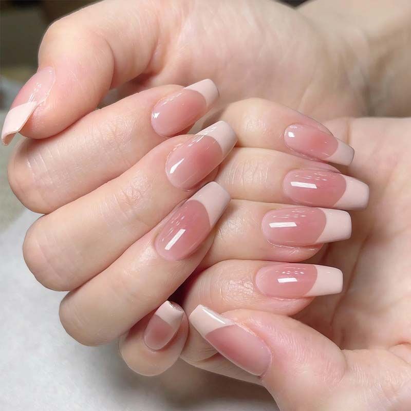 24PCS/Set Designer Artificial Nails - False Nail Tips with Glue, Press-On Nails, Nail Art Tools and Accessories