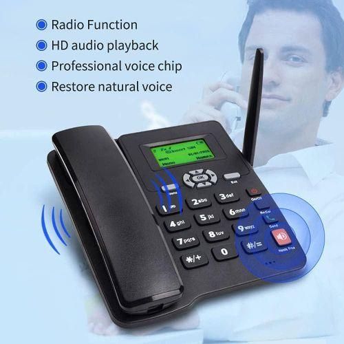 GSM FWP 6588 -GSM Fixed DESKPHONE Dual Sim Phone