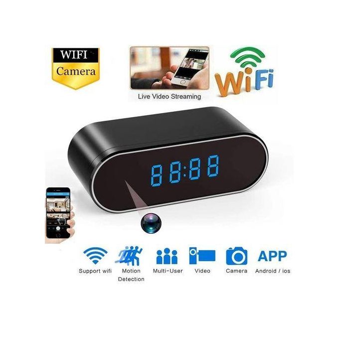 Best price for WIFI Table Clock Wireless HIDDEN CAMERA Indoor HD 1080P