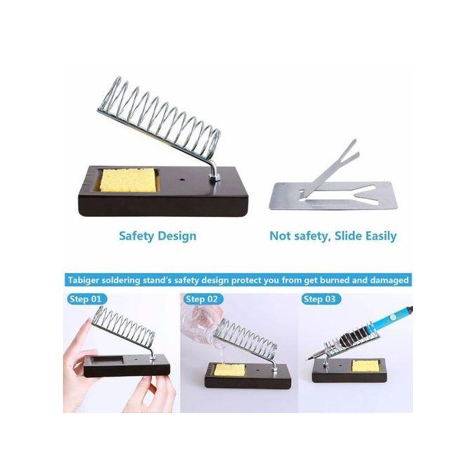 90W Soldering Iron Kit, with Adjustable simplifed Temperature Soldering-Iron Gun Kit Welding Tool with High-definition LCD screen display,  Easy-to-read temperature display