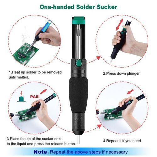 90W Soldering Iron Kit, with Adjustable simplifed Temperature Soldering-Iron Gun Kit Welding Tool with High-definition LCD screen display,  Easy-to-read temperature display