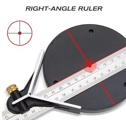 3 In 1 Adjustable Multi Combination Right Angle Ruler 300mm movable Square Angle ruler, Adjustable Sliding Combination Square Square Ruler & Protractor Level Measure Measuring Set