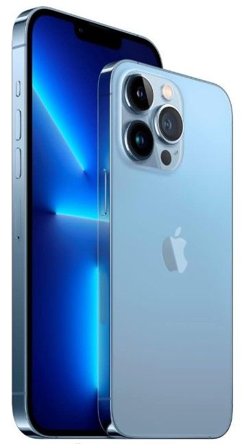Refurbished, Grade A, Like New Unlocked Apple iPhone 13 Pro 256GB with Original Screen, Single Physical SIM Slot, 36MP + 12MP Camera, Free Charger Cable, Screen Protector, SIM Slot Pin & Phone Case