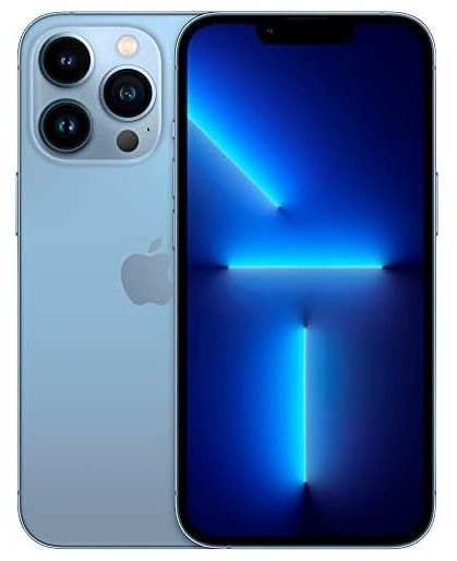 Refurbished, Grade A, Like New Unlocked Apple iPhone 13 Pro 256GB with Original Screen, Single Physical SIM Slot, 36MP + 12MP Camera, Free Charger Cable, Screen Protector, SIM Slot Pin & Phone Case