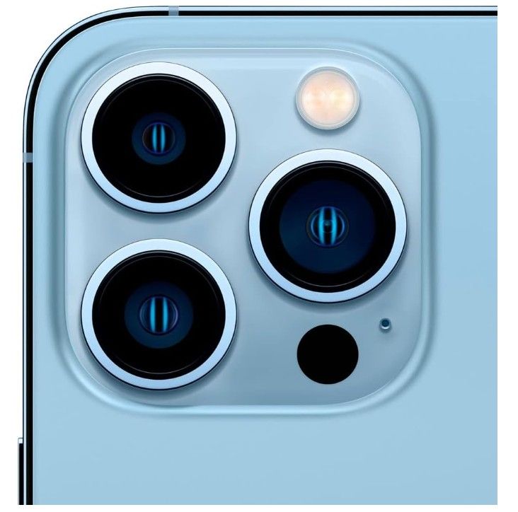 Refurbished, Grade A, Like New Unlocked Apple iPhone 13 Pro 256GB with Original Screen, Single Physical SIM Slot, 36MP + 12MP Camera, Free Charger Cable, Screen Protector, SIM Slot Pin & Phone Case