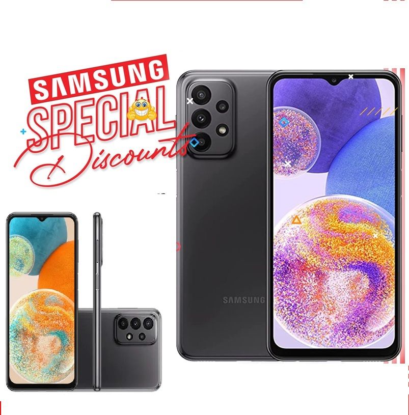 Samsung Galaxy A23 4G,128GB/6GB ,50MP Quad Cam, 5000mAh ,6.6"  AMOLED Super Display ,Grade (A) ,Unlocked