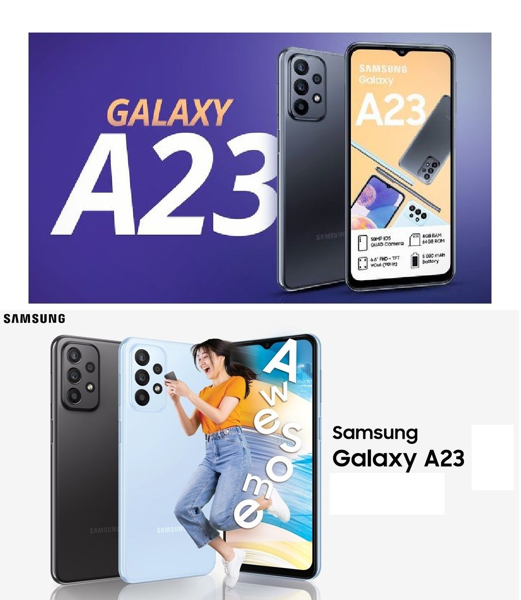 Samsung Galaxy A23 4G,128GB/6GB ,50MP Quad Cam, 5000mAh ,6.6"  AMOLED Super Display ,Grade (A) ,Unlocked