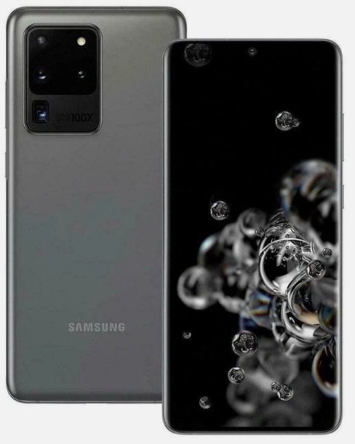 Samsung Galaxy S20 Ultra 5G (128GB, 12GB), Dual SIM, with original screen, 6.9" AMOLED,5000 mAh,  Fully Unlocked, Excellent Condition, Like New ,Plus free Sim Ejector Pin, Fast Charging Cable + Plug