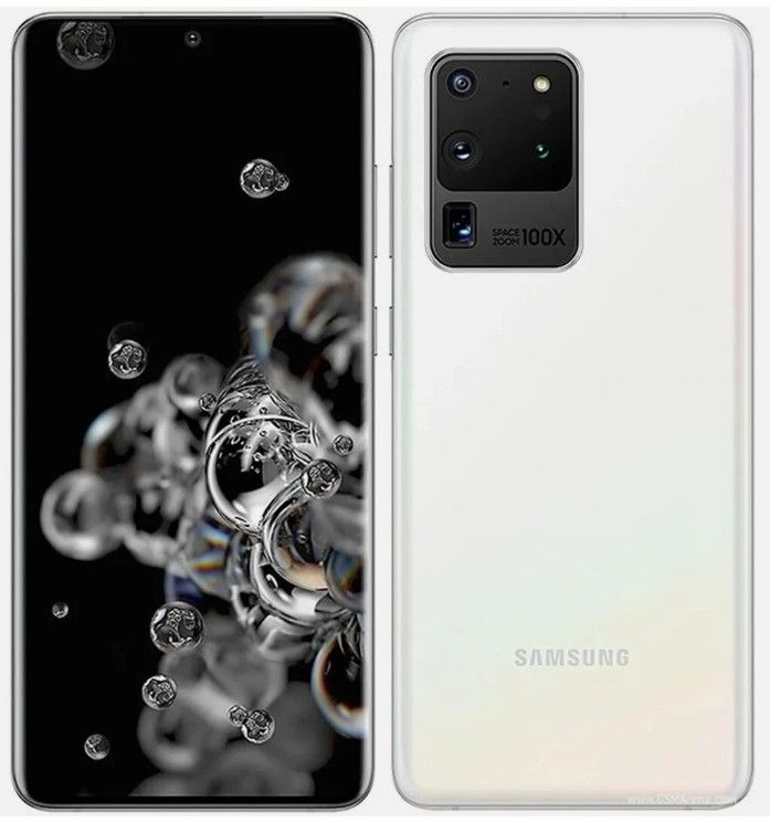 Samsung Galaxy S20 Ultra 5G (128GB, 12GB), Dual SIM, with original screen, 6.9" AMOLED,5000 mAh,  Fully Unlocked, Excellent Condition, Like New ,Plus free Sim Ejector Pin, Fast Charging Cable + Plug