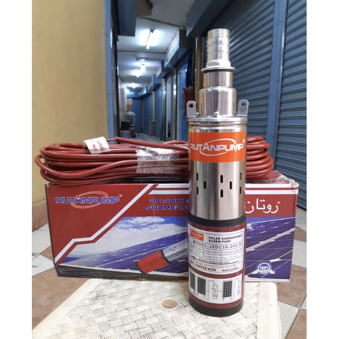 RUTANPUMP 250 Watts DC Submersible Pump 24V Solar Water Pump