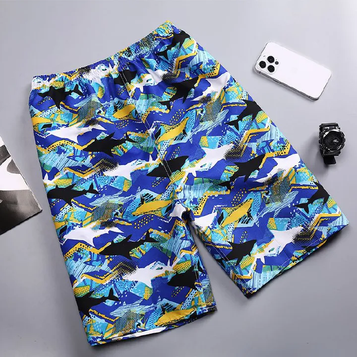SPECIAL OFFER FROM MOMBASA 2PC Assorted Men's Style Beach Pants Sports Belt Lining Large Size Digital Print Quick Dry Board Shorts For Men
