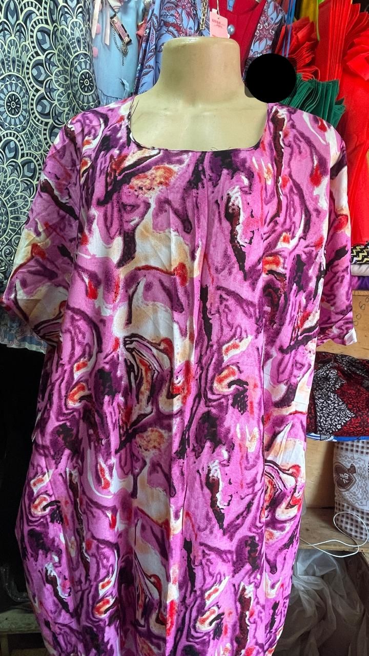 (RANDOM COLOURS)SPECIAL OFFER IN MOMBASA Fashion Cotton Freesize Maxi Dera Dress for ladies LONG