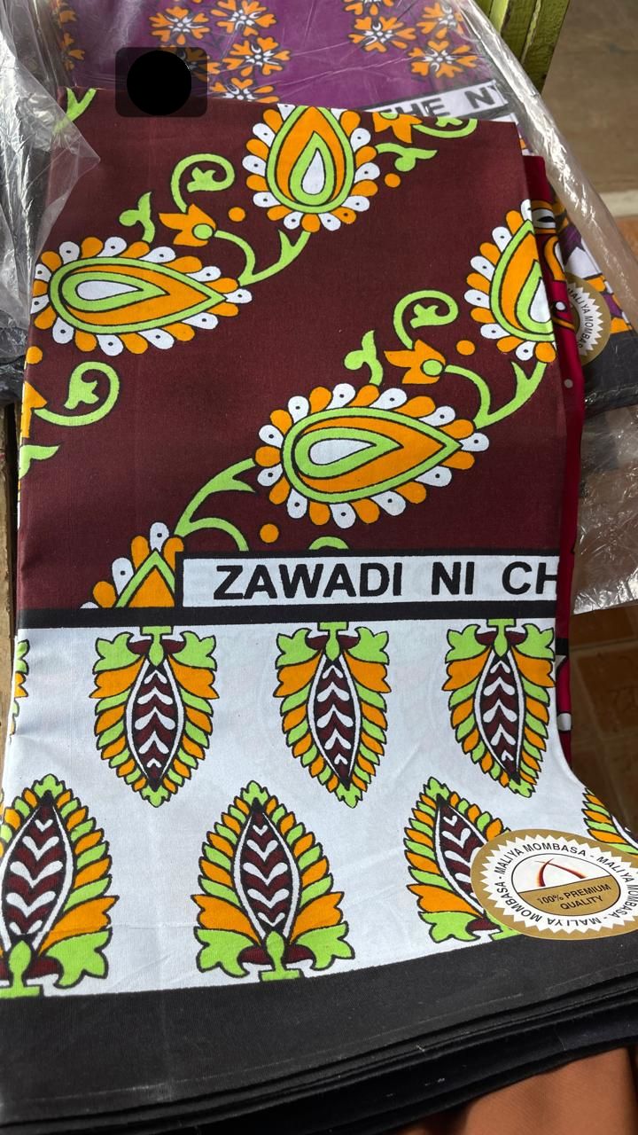 RANDOM COLOURS (SPECIAL OFFER IN MOMBASA) Fashion 1PC Double sided Beautiful Floral Swahili Leso African Khanga