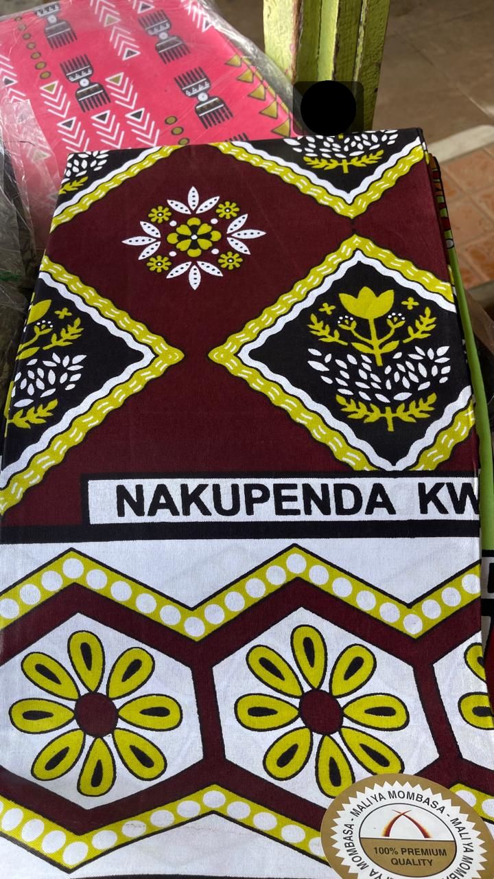 RANDOM COLOURS (SPECIAL OFFER IN MOMBASA) Fashion 1PC Double sided Beautiful Floral Swahili Leso African Khanga