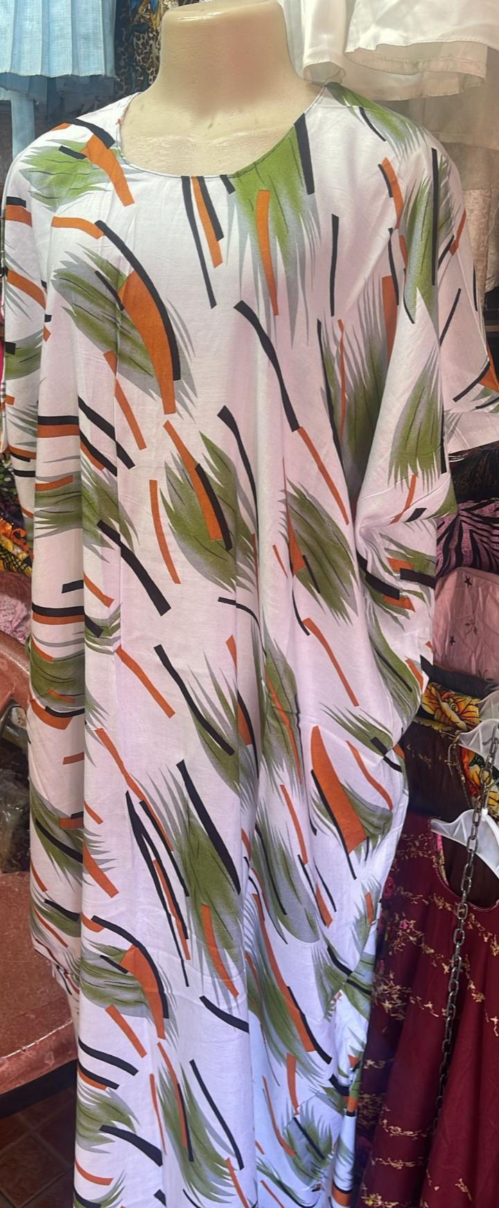 Random colours (SPECIAL OFFER IN MOMBASA FASHION, Cotton Free size Maxi Dera dress for ladies LONG sizes