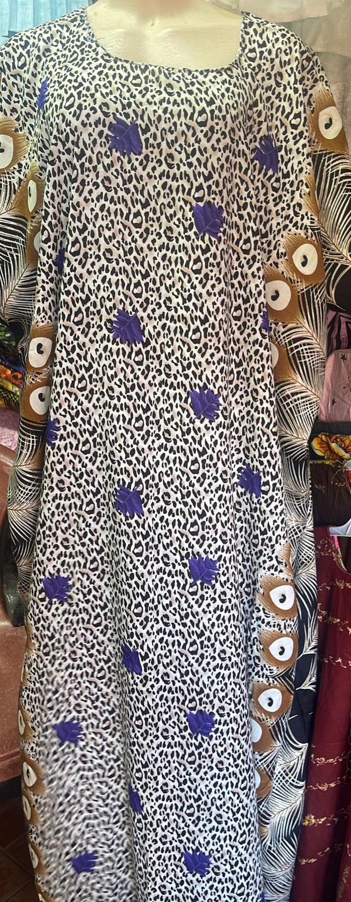 Random colours (SPECIAL OFFER IN MOMBASA FASHION, Cotton Free size Maxi Dera dress for ladies LONG sizes