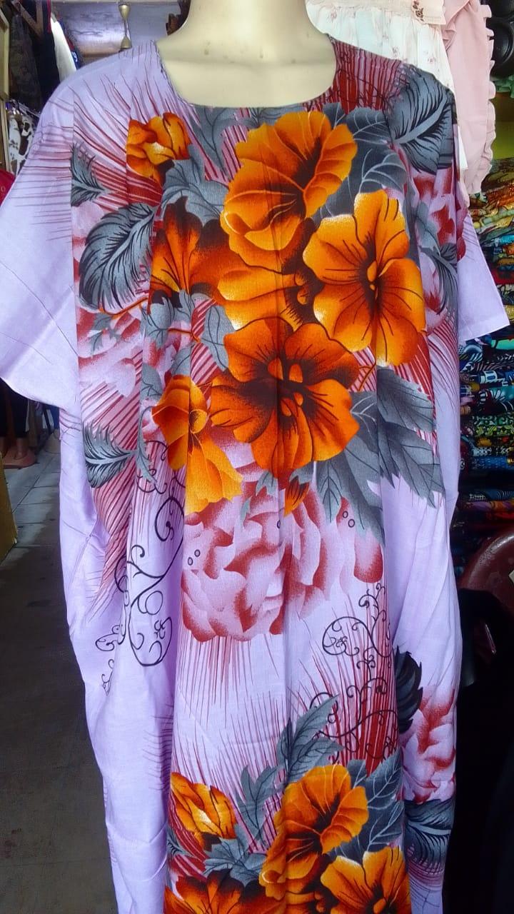 (RANDOM COLOURS)SPECIAL OFFER IN MOMBASA Fashion Cotton Freesize Maxi Dera Dress for ladies LONG