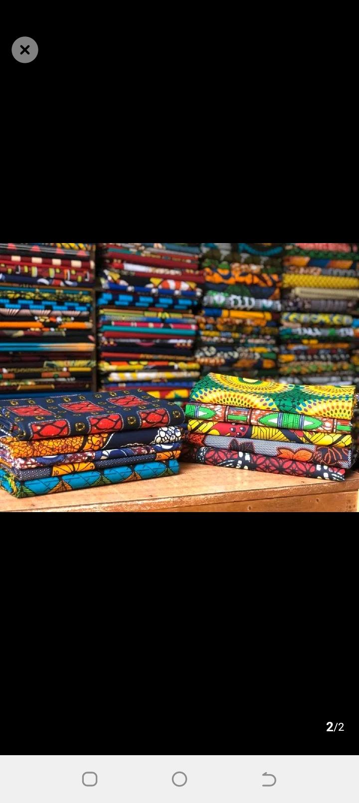 African fabric Swahili kitenge 3.5M
