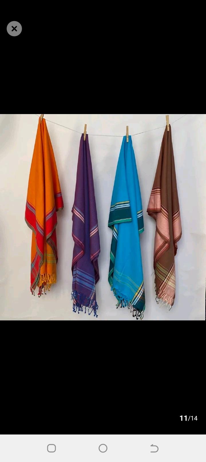 Fashion assorted multi coloured wrap KIKOI Shuka for ladies