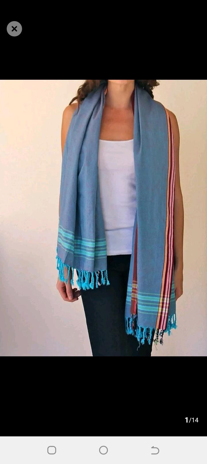 Fashion assorted multi coloured wrap KIKOI Shuka for ladies