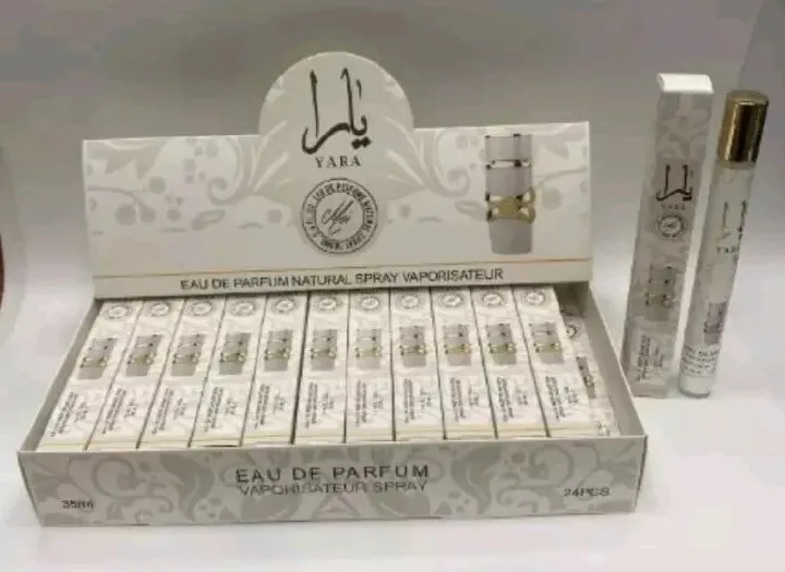 NEW ARRIVAL 1pc YARA MOI (WHITE) Pen perfume 35ml Travel Perfume – Sweet & Fresh Long-Lasting Fragrance for Men & Women (Lattafa Perfumes: Yara, Asad, Mayar / Khamrah/ Woman trillion)