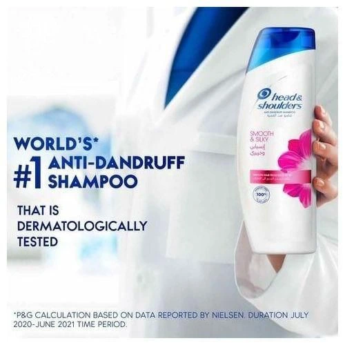 NEW ARRIVAL Head & Shoulders Anti-Dandruff ,Smooth & Silky Shampoo - 400mL
