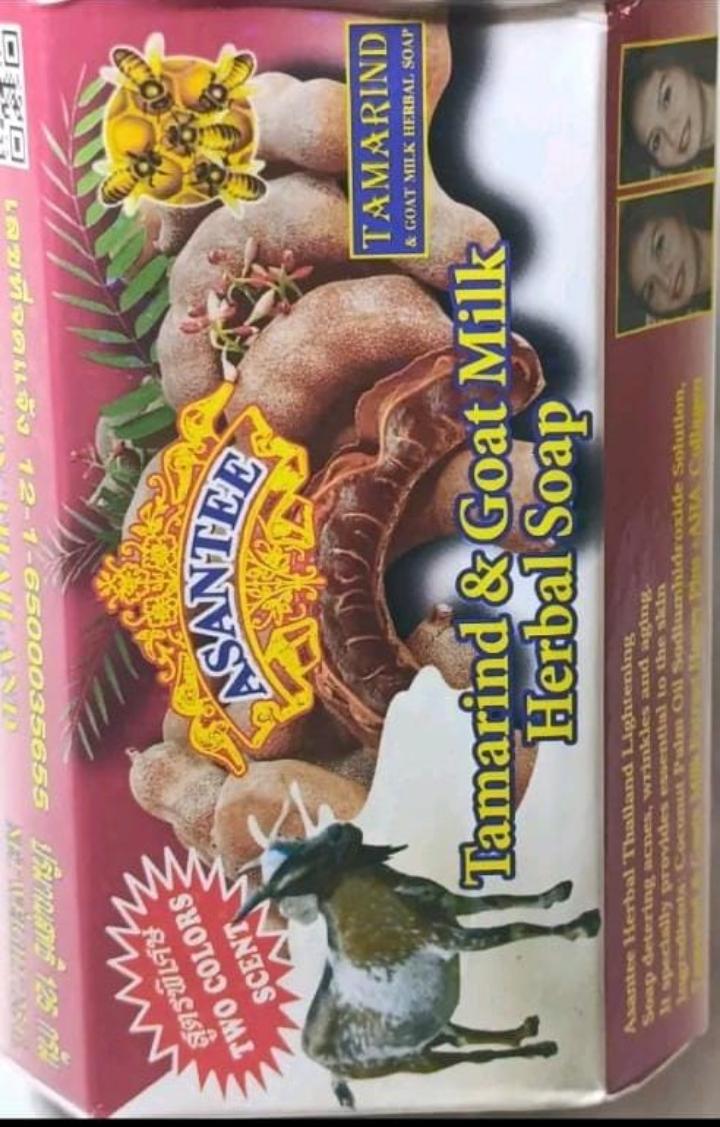 (OFFER!!!)Original Asantee Tamarind & Goat Milk Herbal Soap 125g (Pack of 1) - Natural Skin Care Soap for Nourishing & Moisturizing, Ideal for All Skin Types/Asante soap