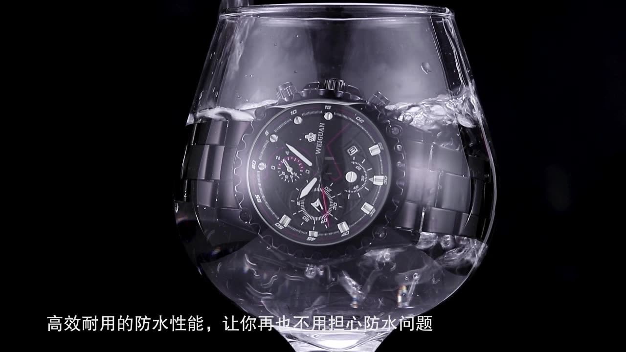 2024 African fashion cross-border foreign trade new black ader watch men's automatic quartz genuine waterproof luminous men's watch