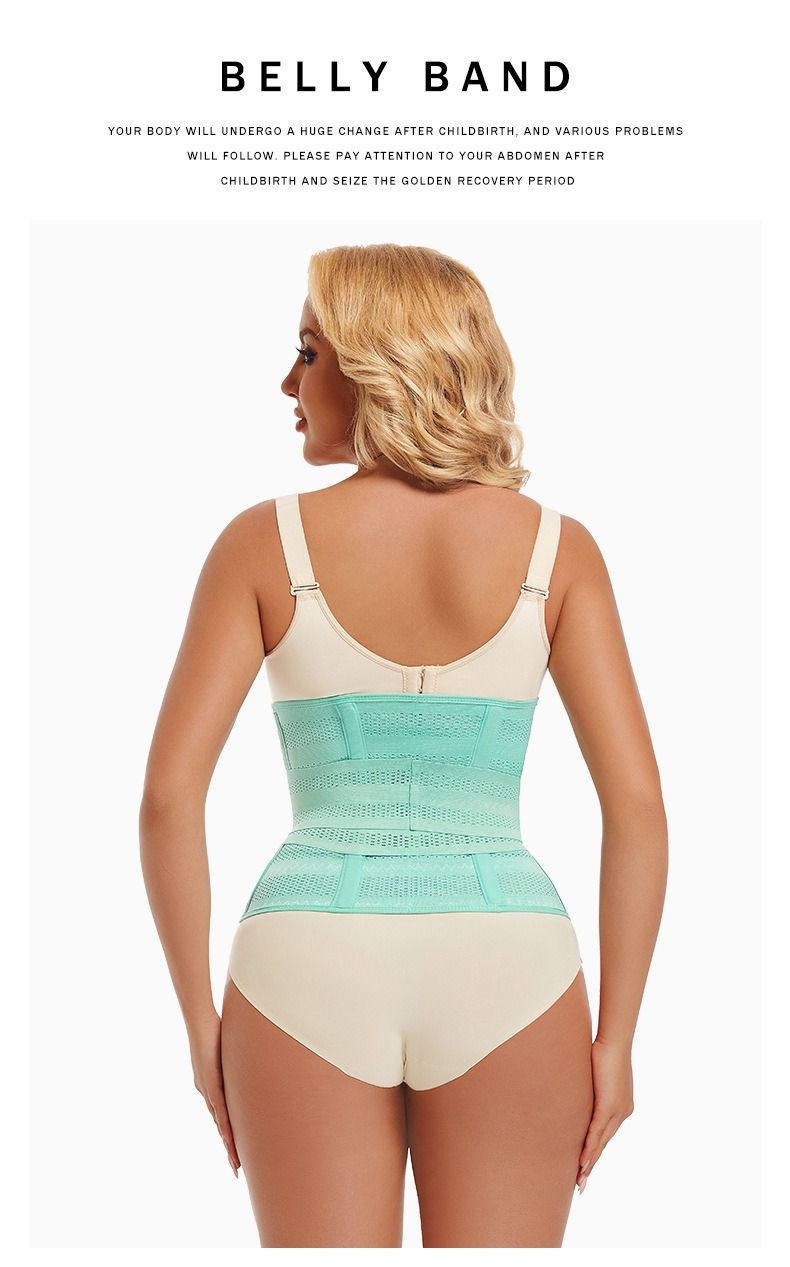 African Cross-border Fashion Belly Belt Two-Piece Set Of Maternal Special Natural Labor Caesarean Section Repair With Female Postpartum Month Beam Waist Shaping Belly Belt