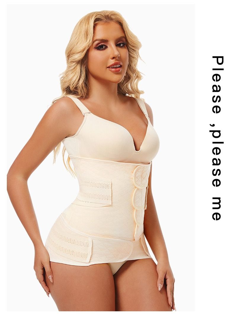 African Cross-border Fashion Belly Belt Two-Piece Set Of Maternal Special Natural Labor Caesarean Section Repair With Female Postpartum Month Beam Waist Shaping Belly Belt