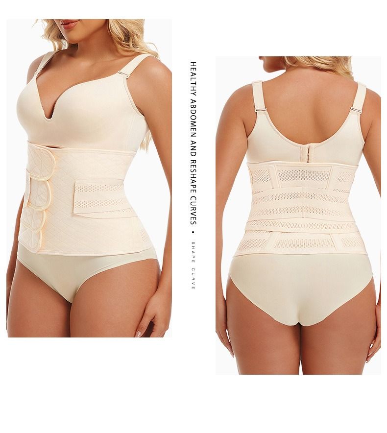 African Cross-border Fashion Belly Belt Two-Piece Set Of Maternal Special Natural Labor Caesarean Section Repair With Female Postpartum Month Beam Waist Shaping Belly Belt