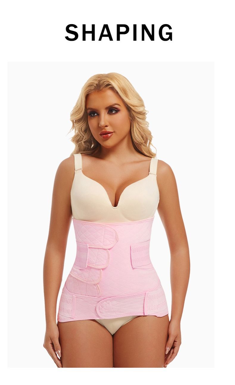 African Cross-border Fashion Belly Belt Two-Piece Set Of Maternal Special Natural Labor Caesarean Section Repair With Female Postpartum Month Beam Waist Shaping Belly Belt