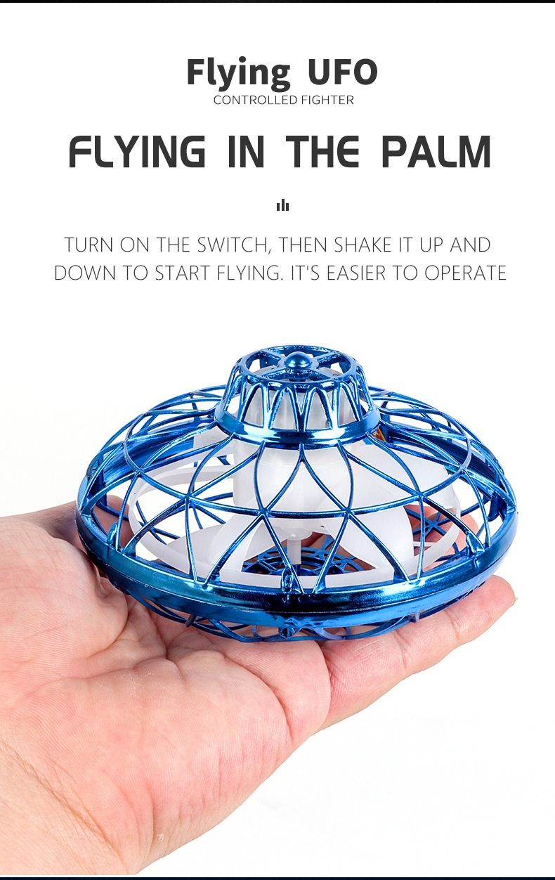 Cycloball Flying Gyro African Fashion Cross-border Hot Style Magic Roundball Flying Gyro UFO Induction Aircraft Light Suspension Ball Toy Gift
