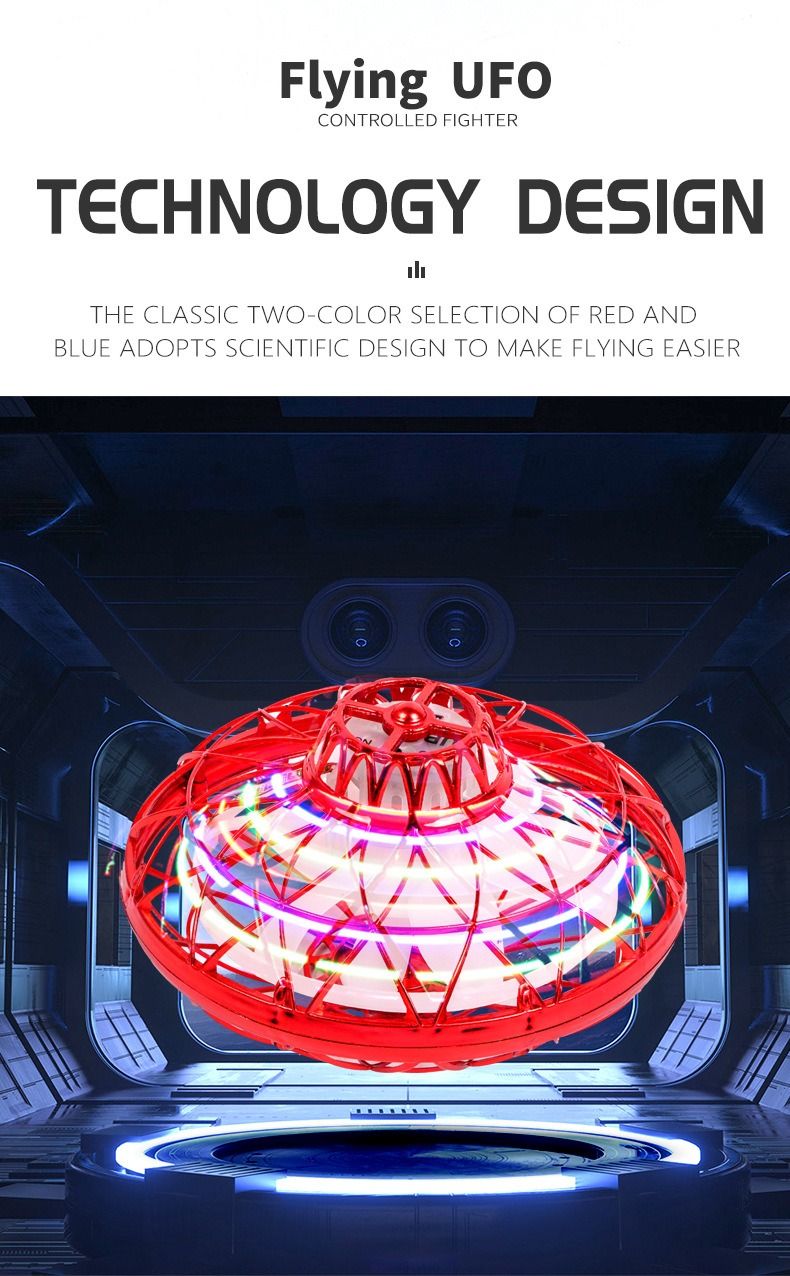 Cycloball Flying Gyro African Fashion Cross-border Hot Style Magic Roundball Flying Gyro UFO Induction Aircraft Light Suspension Ball Toy Gift