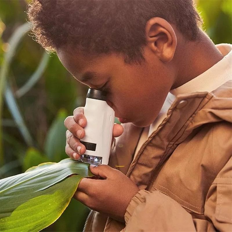 Children Handheld Portable Microscope Cross-Border Africa Hot-Selling Children Handheld Portable Microscope Optical Mini Biological Science Experimental Toy