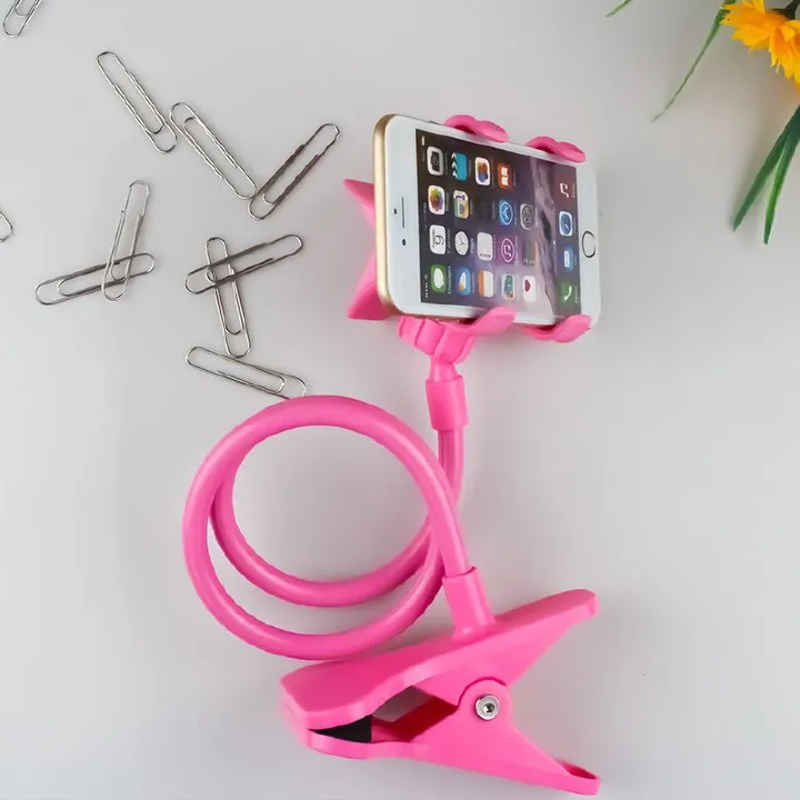Mobile phone stand lazy popular fashion African mobile phone stand lazy bed head clip desktop watch TV watching TV tablet TikTok live video camera artifact