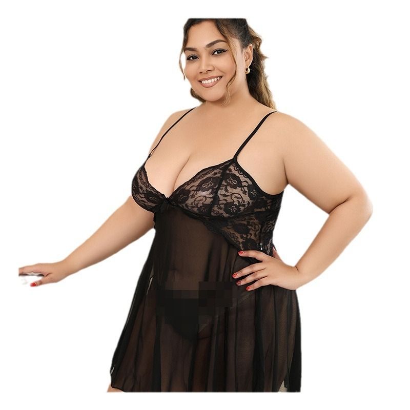 2025 PopularAfrican New Product European And American Fun Underwear Wine Red Flower Lace Hollow jumpsuit Sexy Underwear Set Strap jumpsuit Night Hot Passion Secret Gift