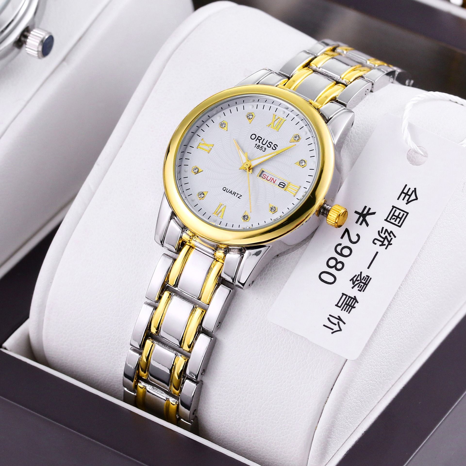 Swiss Brand High Quality Watch For Female Students Simple And Casual Steel Strap Women's Watch Waterproof Fashionable And Trendy New Temperament Women's Watch Fashionable Calendar Business And Leisure