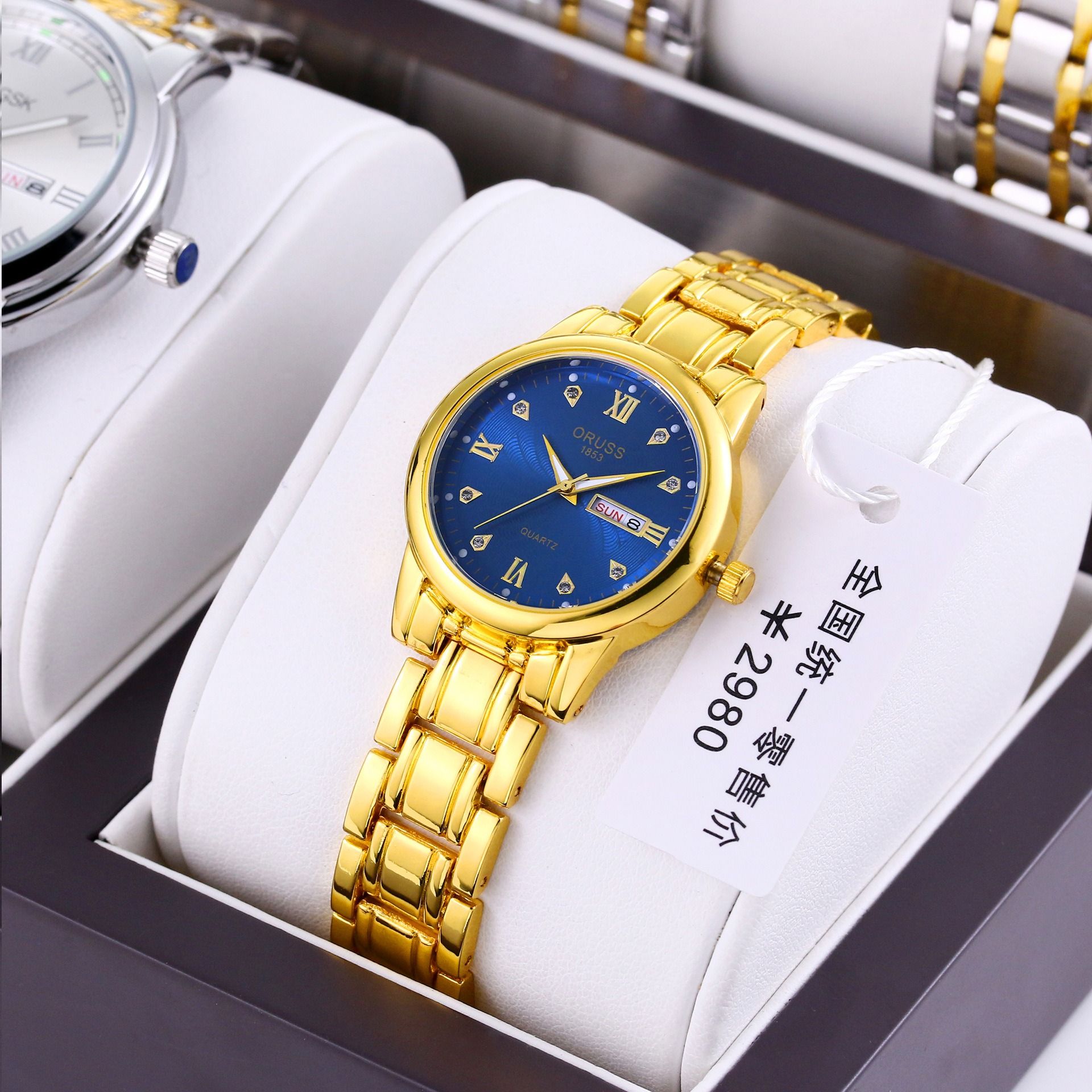 Swiss Brand High Quality Watch For Female Students Simple And Casual Steel Strap Women's Watch Waterproof Fashionable And Trendy New Temperament Women's Watch Fashionable Calendar Business And Leisure