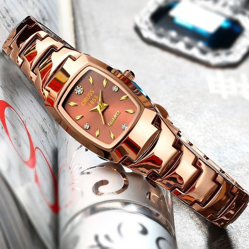 Popular High Quality 30M Waterproof Steel Band Calendar Women Watches Luminous Business Women's Date Watches Lovers' Ladies Leisure Metal  Watches Lovers Girlfriends Wife's Birthday Gift Date Waches