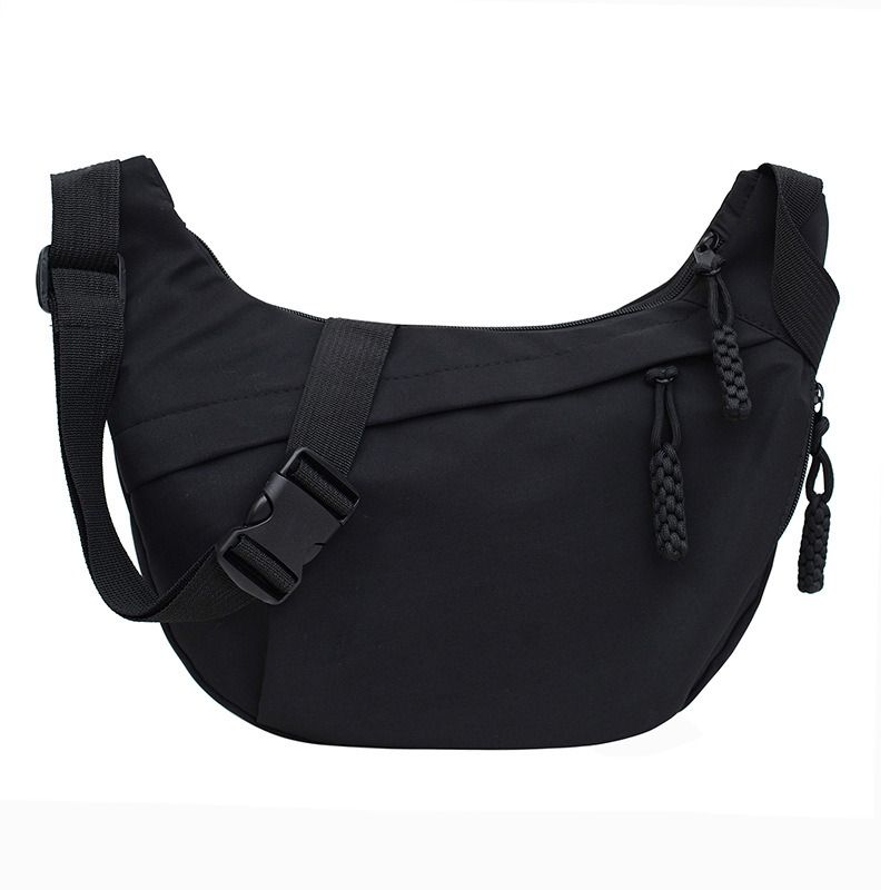 2024 Cross-border women's bag simple fashion dumpling bag lightweight large capacity crossbody bag students every class shoulder bag