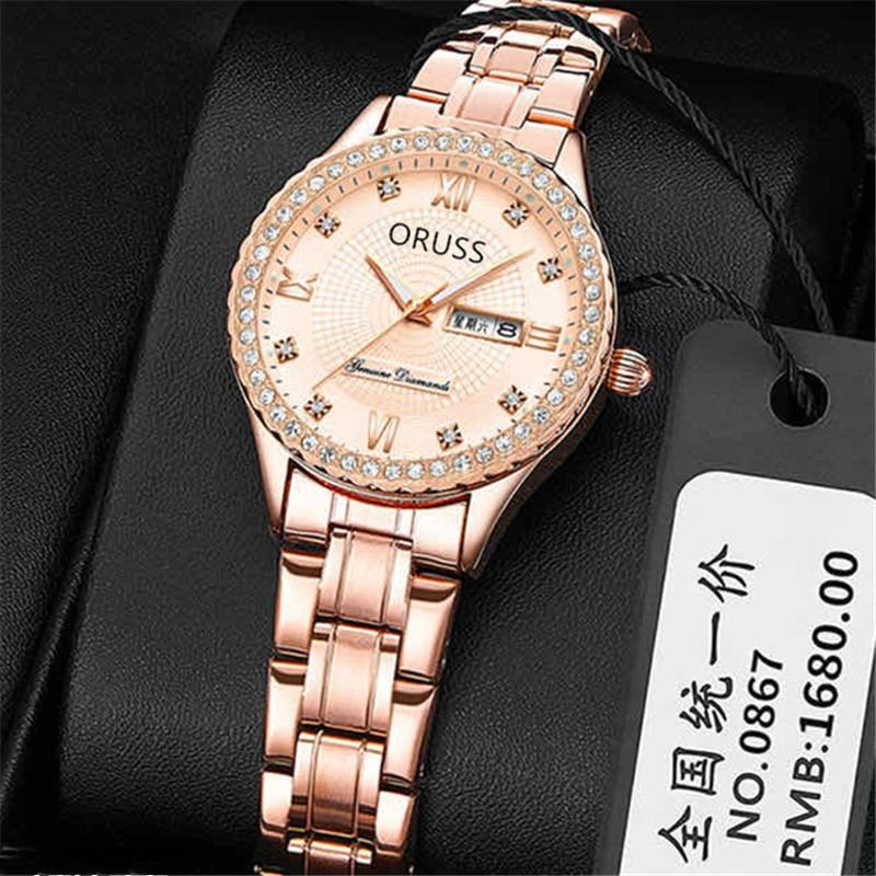 Swiss Brand Genuine Quartz Watch For Men's And Women's Fashionable Watches Ultra-Thin And Minimalist Watches For Women's And Waterproof Men's Student Couple Watches Personalized Quartz Watches Dual