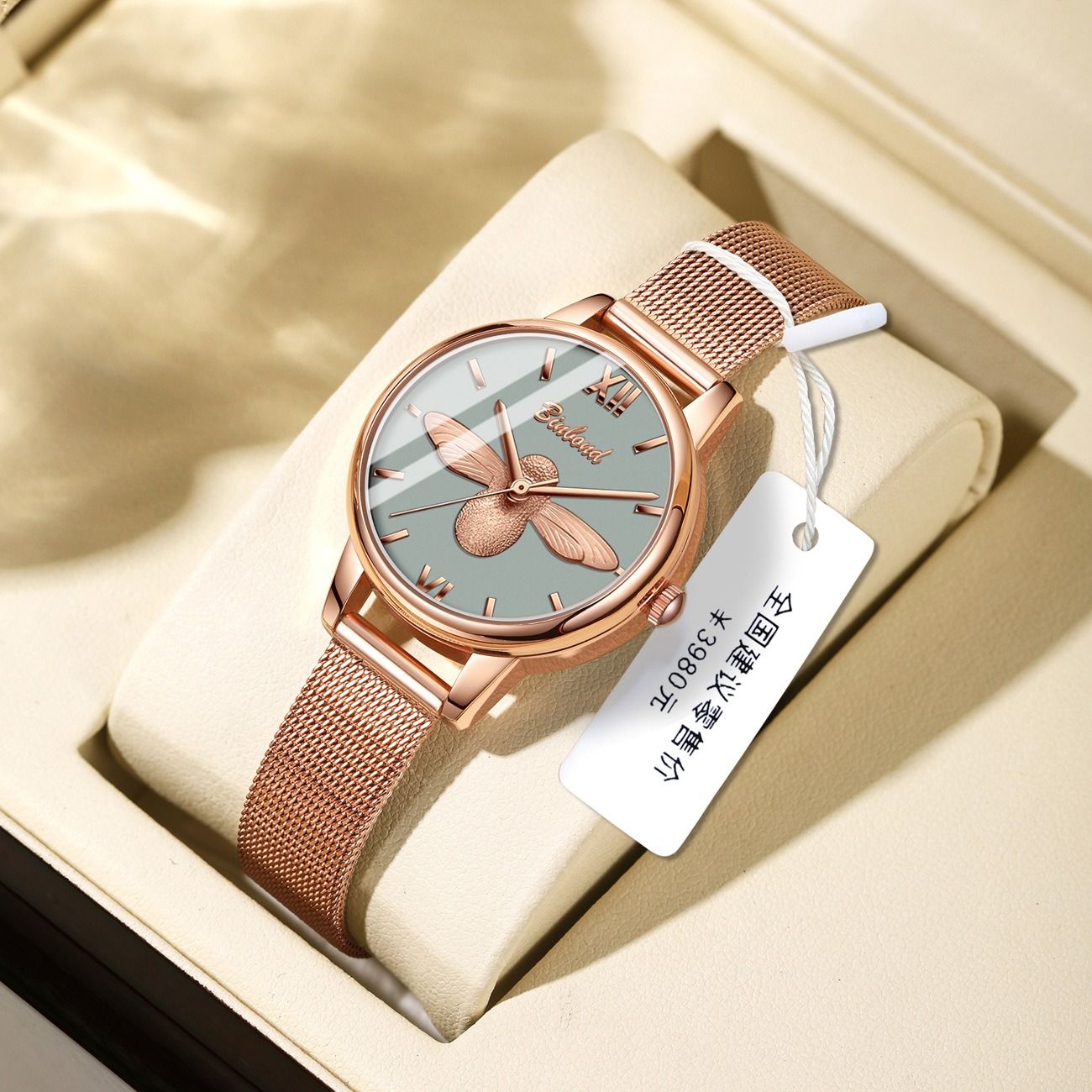 Africa 2025 the latest fashion honeybee watch female burst small fresh student watch female waterproof quartz ladies cross-border watch