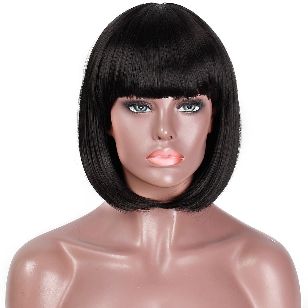 Africa new Ace wig Europe and America short bob Bob wig female chemical fiber high temperature silk wig set